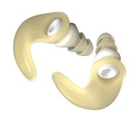 Bouchons d'oreilles étanches en silicone pour réduction du bruit, protection auditive, design ovale, pour le travail, les voyages, le sommeil, le confort, 2,6 x 1,6 x 2,6 cm