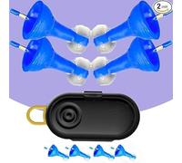 Bouchons d'oreilles gonflables écologiques - Joint d'étanchéité du conduit auditif lavable et taille unique for un sommeil et des voyages paisibles(Two pairs)