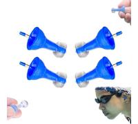 Bouchons d'oreilles gonflables innovants, bouchons d'oreilles en silicone pour dormir et se concentrer, protection auditive étanche réutilisable, réduction du bruit pour les voyages (2 PCS)