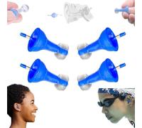 Bouchons d'oreilles gonflables innovants, ultra confortables, réutilisables, réduction du bruit, bouchons d'oreilles en silicone antibruit, adaptés pour la natation, les voyages, les ronflements, les