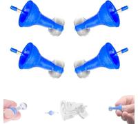 Bouchons d'oreilles gonflables innovants, ultra confortables, réutilisables, réduction du bruit, protection auditive flexible, silicone étanche pour le sommeil, la concentration profonde, les voyages