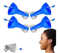 Bouchons d'oreilles gonflables innovants, ultra confortables, réutilisables, réduisant le bruit, bouchons d'oreilles en silicone super doux, protègent vos oreilles de l'eau et du bruit pour un usage