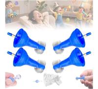Bouchons d'oreilles gonflables innovants, ultra confortables, réutilisables, réduisant le bruit, bouchons d'oreilles étanches en silicone liquide auto-adaptatifs pour le sommeil, la concentration