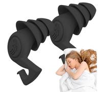 Bouchons d'oreilles lavables efficaces - Bouchons d'oreilles réutilisables en silicone souple pour réduire le bruit I Silencieux Réduction du bruit, Protection auditive Lavable, Protection auditive