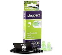 Bouchons d'oreilles Pluggerz Pro - 2 paires (S/M M/L) - Réutilisables - Doux et confortables - Filtrés 24 dB - Bricolage - Protection contre le bruit - Professionnel - Prévient les douleurs