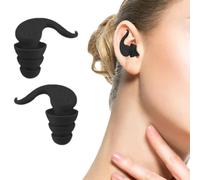 Bouchons d'oreilles pour analyse du son - En silicone étanche et réutilisable - Avec sac de transport - Design en forme de corne pour un ajustement sûr - Bruit ergonomique confortable - Bouchons