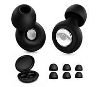 Bouchons D'oreilles Pour Dormir, 45 dB en Silicone Réutilisables pour Ceux qui dorment sur le côté 3 Embouts pour Nuit, Concerts, Voyages et Travail
