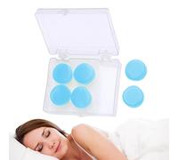 Bouchons d'oreilles pour dormir - Bouchons d'oreilles en silicone souple - 3 paires de bouchons d'oreilles lavables et réutilisables - Produits de soins auriculaires avec réduction du bruit de 27 dB