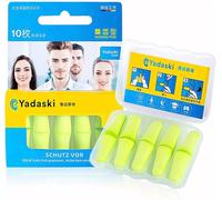 Bouchons d'oreilles pour dormir,Design ergonomique,Technologie Silence Burst 36 dB,Bouchons d'oreilles hypoallergéniques antibruit pour prévenir le ronflement,Peut réduire l'anxiété