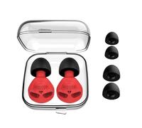 Bouchons d'oreilles pour dormir - Design tête de mort - Bouchons d'oreille en silicone doux et confortables - Protection auditive réutilisable - Pour voyage, travail, Focus Essentials - Solution de