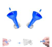 Bouchons d'oreilles Pour Dormir, Innovative Inflatable Earplugs, Bouchons Doreilles Anti Bruit, Bouchon Oreille Silicone Antibruit pour Sommeil, Musique, Fêtes, Concerts (A, 1)