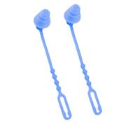 Bouchons D'Oreilles Pour La Natation, Bouchon D'Oreilles En Silicone Avec Cordon De Bain Étanches, Réutilisable En Silicone Étanche Nageant Adultes Bouchons D'oreille, Nageurs Se Baignant, Surfant
