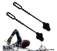 Bouchons D'Oreilles Pour La Natation, Bouchon D'Oreilles En Silicone Avec Cordon De Bain Étanches, Réutilisable En Silicone Étanche Nageant Adultes Bouchons D'oreille, Nageurs Se Baignant, Surfant