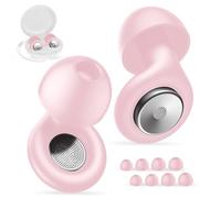 Bouchons d'oreilles pour la réduction du bruit de sommeil - 30 dB - Réutilisables - En silicone souple - Pour la sensibilité au bruit - Avec étui de 8 bouchons d'oreilles