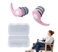 Bouchons d'oreilles pour le sommeil, bouchons d'oreilles antibruit | Bouchons en gel de silicone antibruit doux,Bouchon d'oreille réutilisable pour musiciens, avec étui, bouchons d'oreille