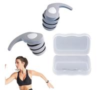 Bouchons d'oreilles pour le sommeil, bouchons d'oreilles antibruit | Protection auditive haute fidélité confortable en silicone | Bouchons à réduction de bruit 25 dB avec étui pour le somme