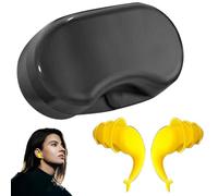 Bouchons d'oreilles pour le sommeil, bouchons d'oreilles multicouches en silicone réutilisables et confortables, pâte à sourcils pour cartographie des sourcils - pour ronflement, concert, voyage