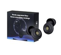 Bouchons d'oreilles pour le sommeil, bouchons d'oreilles réutilisables en silicone souple avec étui de bouchons d'oreilles, réduction du bruit, protection auditive pour sommeil, concert, voyage, étude