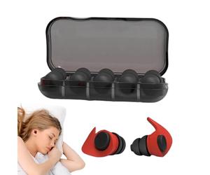 Bouchons d'oreilles pour les personnes dormant sur le côté - Bouchons d'oreilles souples et confortables pour réduire le bruit | Écouteurs flexibles pour dormir, se détendre, méditer, voyager, avion