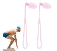 Bouchons d'Oreilles pour Nageurs 2 Pièces Silicone Protection Auditive Aide