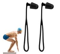 Bouchons d'Oreilles pour Nageurs,2 Pièces Silicone Protection Auditive Aide Au Sommeil - Bouchons d'Oreilles de Natation Hommes Femmes - Pour Adultes Sommeil Extérieur Surf Plongée Piscine Jeux