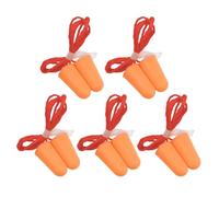 Bouchons d'oreilles réutilisables en mousse avec cordon pour le travail et les études - Bouchons d'oreille antibruit - Réduction du bruit - Bouchons d'oreilles en mousse