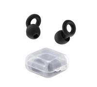 Bouchons d'oreilles réutilisables en silicone Noir