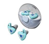Bouchons d'oreilles réutilisables en silicone souple - Bouchons d'oreille pour dormir | Réduction du bruit pendant le ronflement, l'apprentissage, les voyages, les vols, les concerts et la moto