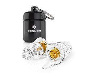 Bouchons d'oreilles Senner WorkPro - Bouchons d'oreilles pour la protection des oreilles avec étui en aluminium. Faciles à transporter, réduction du bruit des machines sur le lieu de travail
