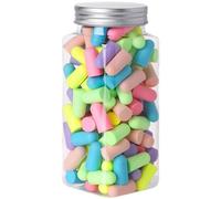 Bouchons d'oreilles silencieux,Bouchons D’oreille en Mousse,Bouchon Oreilles Bruit,Boule Quies Reutilisable Protection Auditive pour Sommeil, Travail, Voyage - 60 Pairs (couleur)