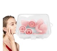 Bouchons d'oreilles silencieux pour dormir - Protection auditive réutilisable 33 dB - Anti-ronflement - Bouchons d'oreilles souples pour la sensibilité au bruit, aide au sommeil confortable en