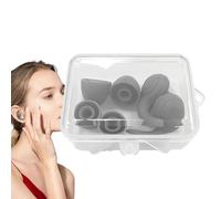 Bouchons d'oreilles silencieux pour le sommeil | Bloqueurs de ronflements de 33 dB | Bouchons d'oreilles souples anti-ronflements réutilisables, anti-bruit, aide au sommeil pour la réduction du bruit,
