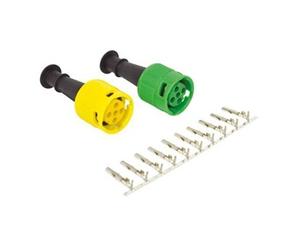 bouchons éclairage de la remorque jaune/vert/noir 7 pièces