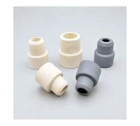 Bouchons en caoutchouc gris/blanc à filetage inversé for flacons de laboratoire, 20/50/100 pièces, 14/19/24(Gray No.14 50pcs)