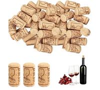 bouchons en liège naturel 30 pièces bouchons pour bouteille de vin 2,1 x 3,9 cm couleur bois clair pour conservation maison artisanat décoration DIY