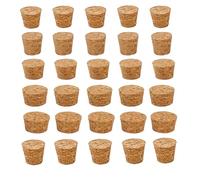 Bouchons en Liège NICENEEDED 30 pièce Bouchons de Bouteille Coniques en Liège de 0.5 1.3 pouce Bouchons en Liège en Bois Bouchons de Remplacement pour Bouteilles Décoratives Cuisine Mariage