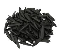 Bouchons en Plastique 9,5mm pour Pocket Hole Jig, 100 Pièces Noirs - Accessoires de Travail du Bois, Facile à Installer et Dissimuler les Trous (Noire)