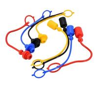 Bouchons et bouchons de tuyaux hydrauliques, 4 paires, bouchon anti-poussière en plastique de 1/2 pouces pour raccords hydrauliques, et tuyaux