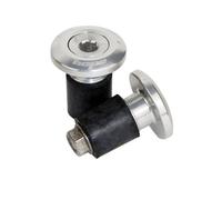 Bouchons Guidon CNC Grip Doctor Argent HOGD.S HOPE Poignées
