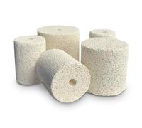 Bouchons isolants en quartz et alumine haute température for fours tubulaires (18-160 mm, 1700 °C)(D115mm*65mm OD 120mm)