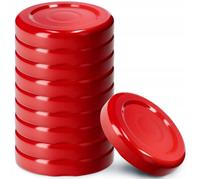 Bouchons KADAX pour bouteilles bocaux bouchon couvercle Fi33 10 pcs 3 crochets rouge