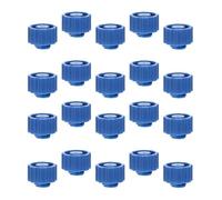 Bouchons Luer Lock Bleus en Plastique, Lot de 50 Pièces
