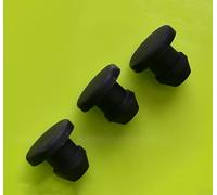 Bouchons noirs de Type T, 4.5mm à 50.6mm, bouchons de trous en caoutchouc de Silicone, couvercle de joint à pression, bouchons d'extrémité d'obturation, bouchon d'étanchéité, 10 pièces(16mm)