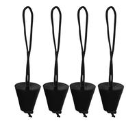 Bouchons Pour Kayak - 4 Pièces Avec Longe, Diamètre 3,99 cm, Universelles | Bouchons Dalot Et Obturateurs Trous De Drainage - Pour Débutants Et Pagayeurs Expérimentés Navigation Amarrage Activités Nau