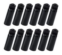 Bouchons pour Robinet de Bière en Caoutchouc Noirs, Lot 12 | Protection pour Tireuse, Fixation Sûre, Usage la Cuisine et Bar, Accessoires Compatibles pour Entretien Quotidien