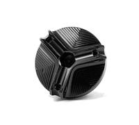 Bouchons Reservoir pour Moto Bouchon De Remplissage De Réservoir De Liquide De Frein Avant Et Arrière En Aluminium CNC Pour Moto Pour Z800 2012-2016(Oil Cap-Black)