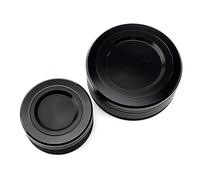 Bouchons Reservoir pour Moto Bouchon De Remplissage Et Couvercle De Réservoir De Liquide De Frein Avant/arrière Pour Moto CNC Pour Z900RS Z900SE 2017-2025(2PCS-Black)