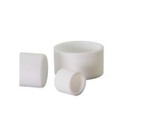 Bouchons ronds en caoutchouc de silicone blanc noir | 3mm-30.5mm Protection Gasket Dust Seal End Cover Caps For Pipe Bolt Furniture(White,9.7MM(XY-9007)_20PCS)