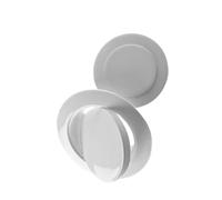 Bouchons ronds en plastique pour grands trous muraux, tubes de verrouillage, embouts d'insertion de tuyau pour la protection des pipelines, PVC, 1 paquet, anneau de capuchon blanc 75mm