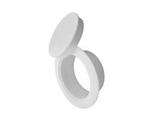Bouchons ronds en plastique pour grands trous muraux, tubes de verrouillage, embouts d'insertion de tuyau pour la protection des canalisations, PVC blanc, 1 paquet, bouchon facile à instal blanc 70mm